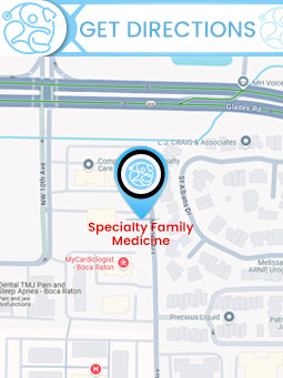 Get Directions to Specialty Family Medicine in Boca Raton, FL